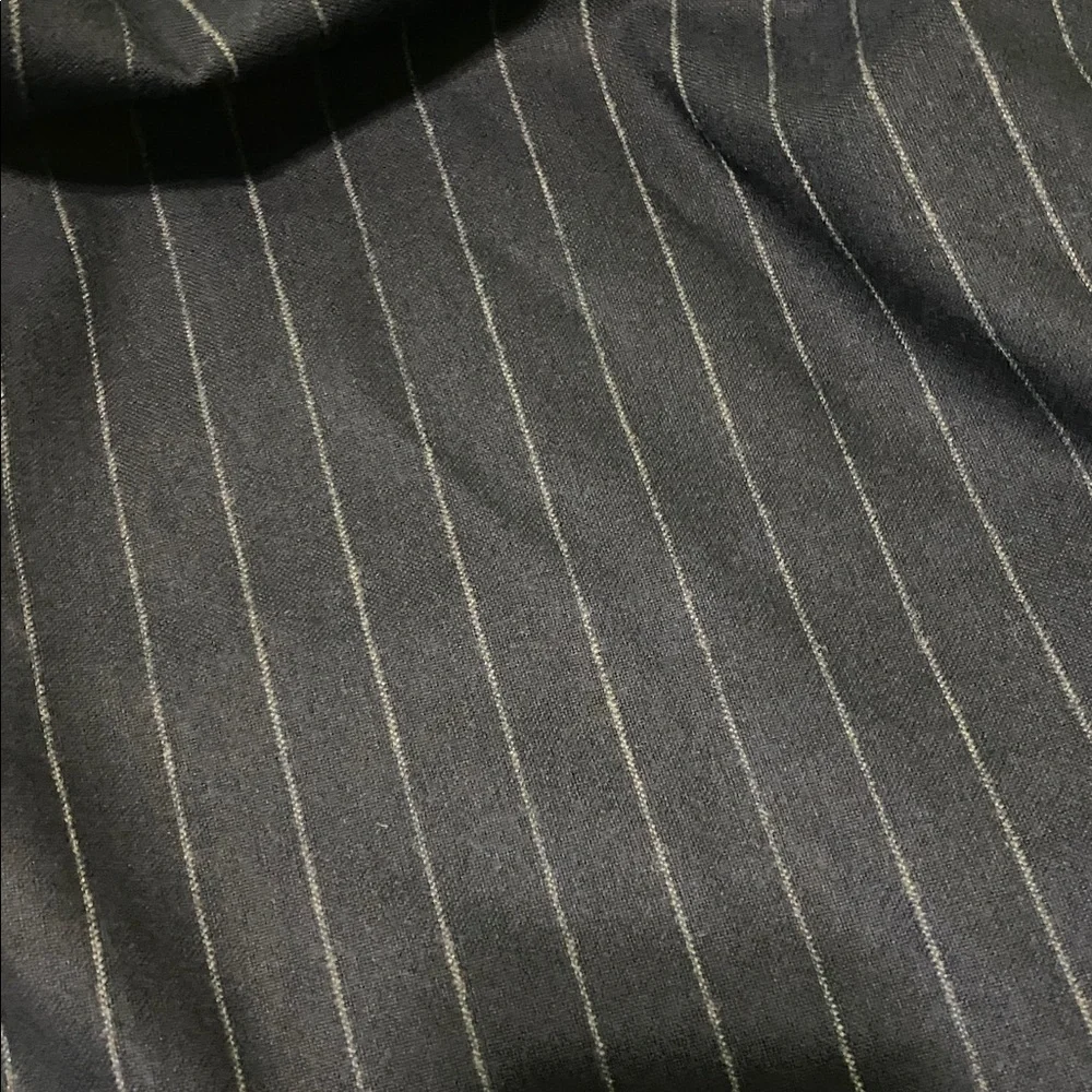 Zara ZW COLLECTION WOOL PINSTRIPE PANTS Sz L - Picture 11 of 12